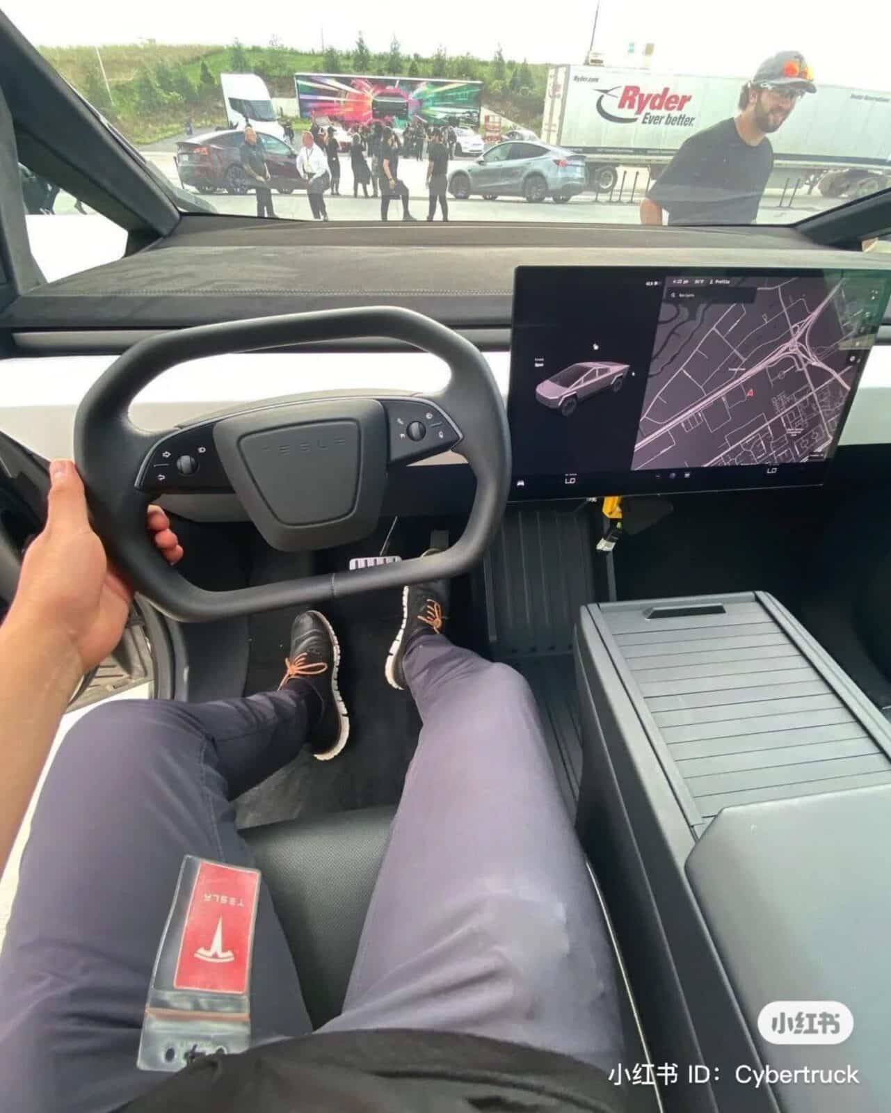 Tesla Cybertruck: Leaked Photos Unveil Minimalistic Interior Design