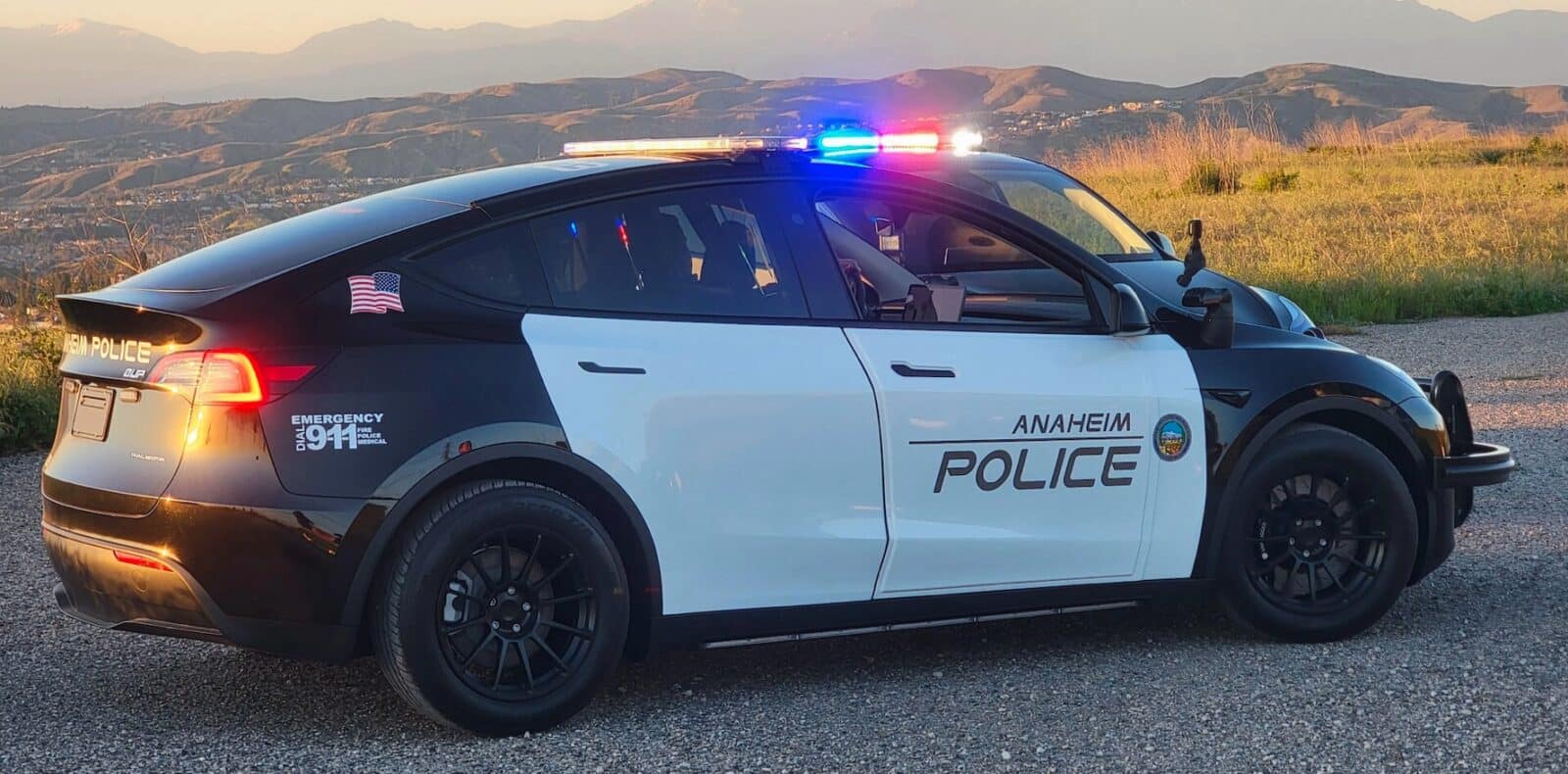 Anaheim Police Department Electrifies Patrol Fleet With Tesla Model Ys