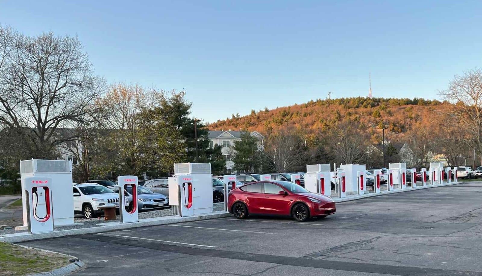 Tesla Unveils New Supercharging Powerhouse In Canton, Massachusetts