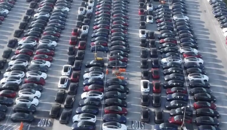 Tesla'S Overflow: Unsold Inventory Filling Abandoned Mall Parking Lots