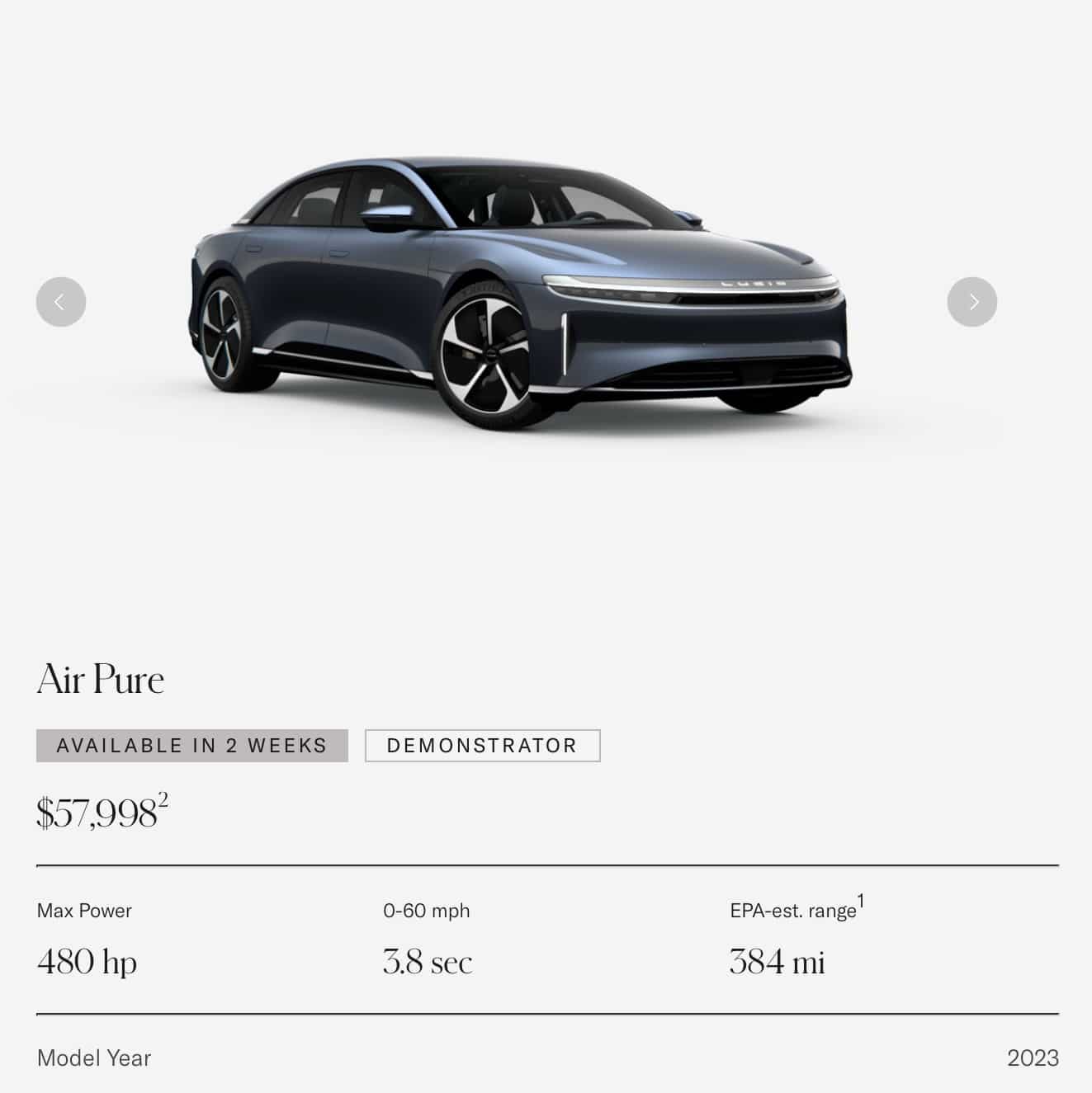 Lucid Air: Luxury Ev Gets More Affordable, Pushes Efficiency Boundaries