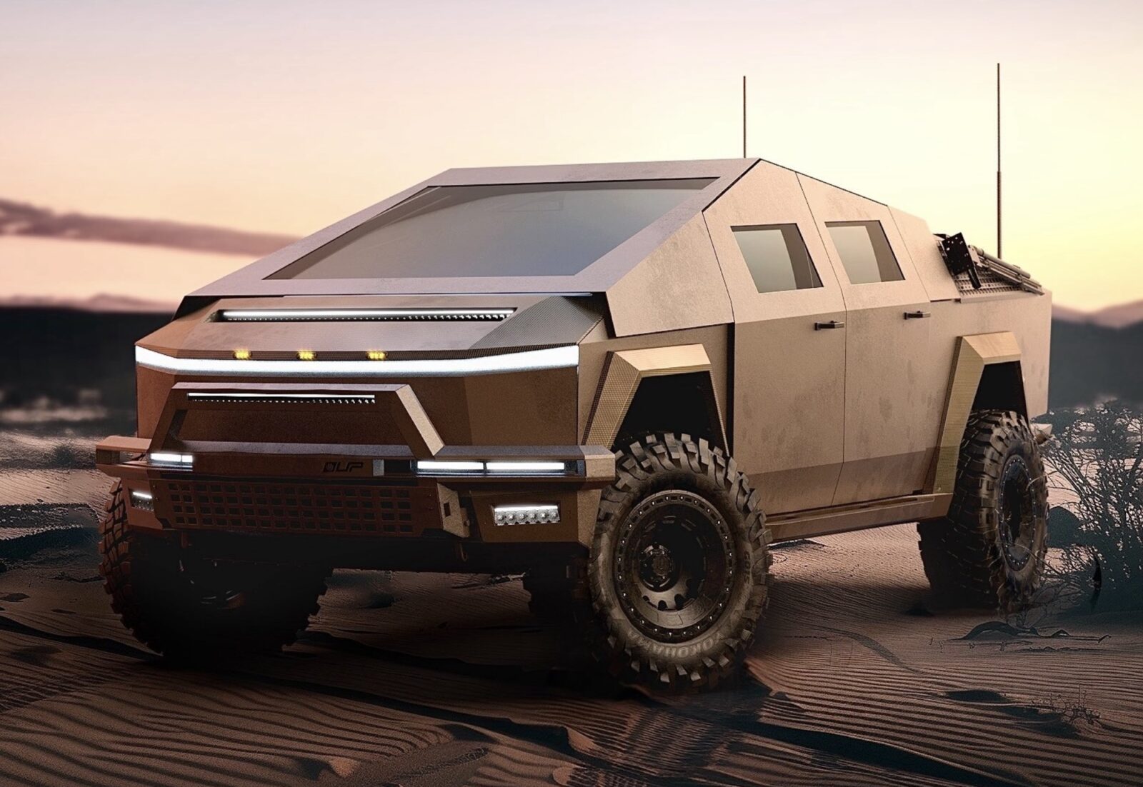 Tesla Cybertruck Goes Military: The Sting Brings Electric Power To The Battlefield
