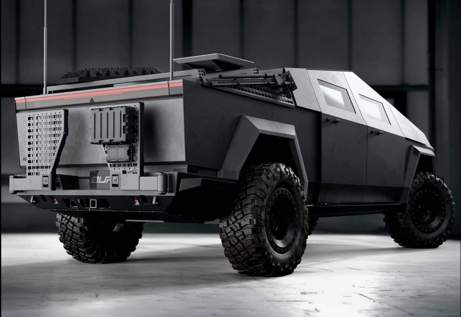 Tesla Cybertruck Goes Military: The Sting Brings Electric Power To The Battlefield
