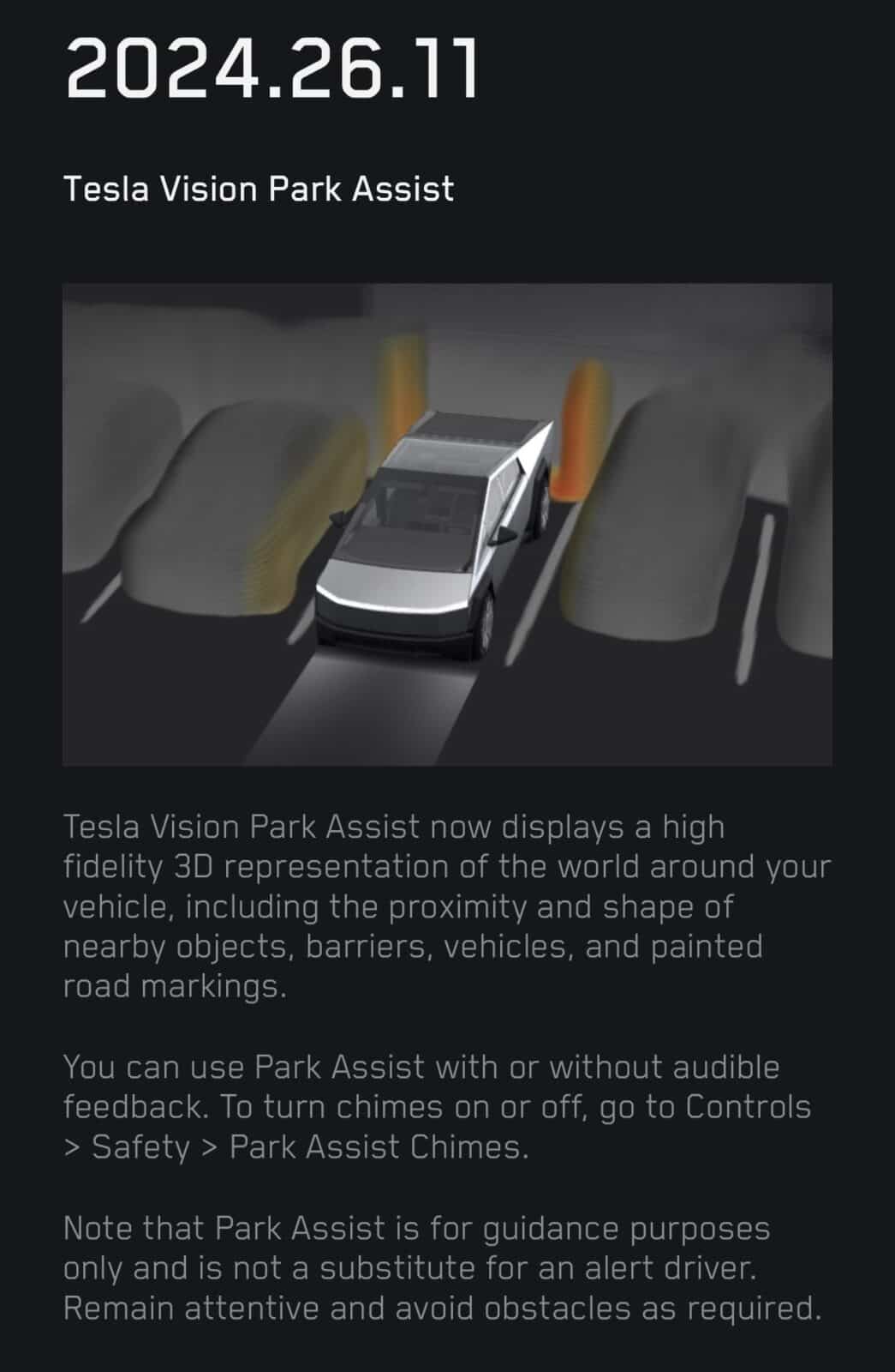Tesla Launches Vision Park Assist For Cybertruck, Enhancing 3D Visualization