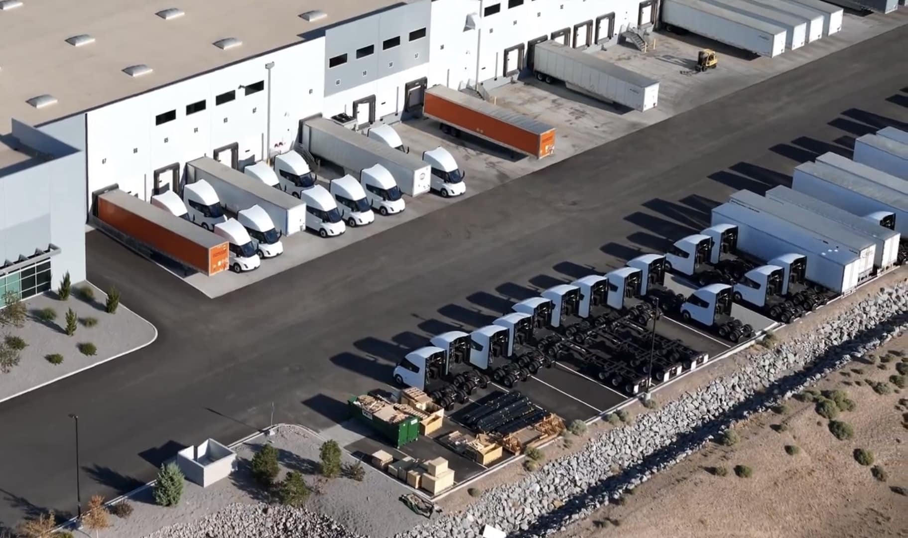 Tesla Semi Fleet Factory Ramps Up Production