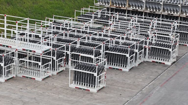 Tesla Cybercab Production Gains Steam? Dozens Of Castings Spotted At Giga Texas