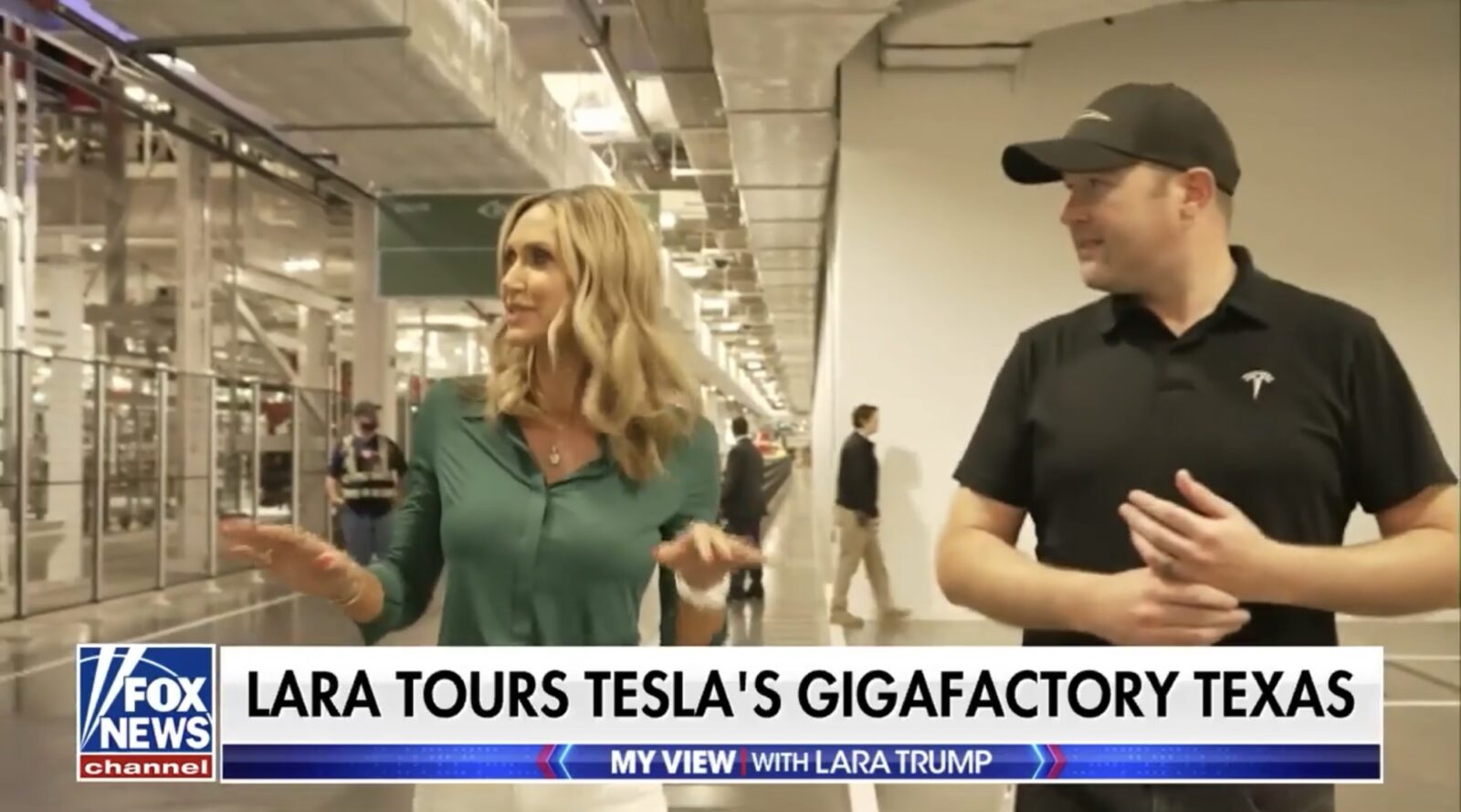 Lara Trump’s Tesla Gigafactory Tour Showcases Ev Innovation Amid Challenges