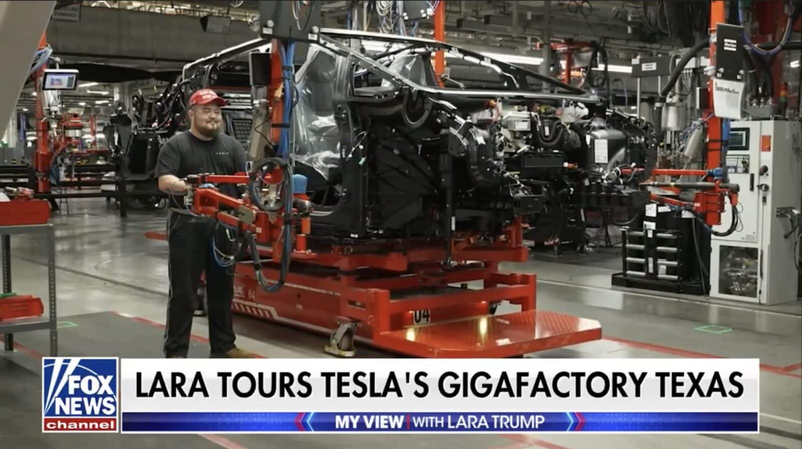 Lara Trump’s Tesla Gigafactory Tour Showcases Ev Innovation Amid Challenges