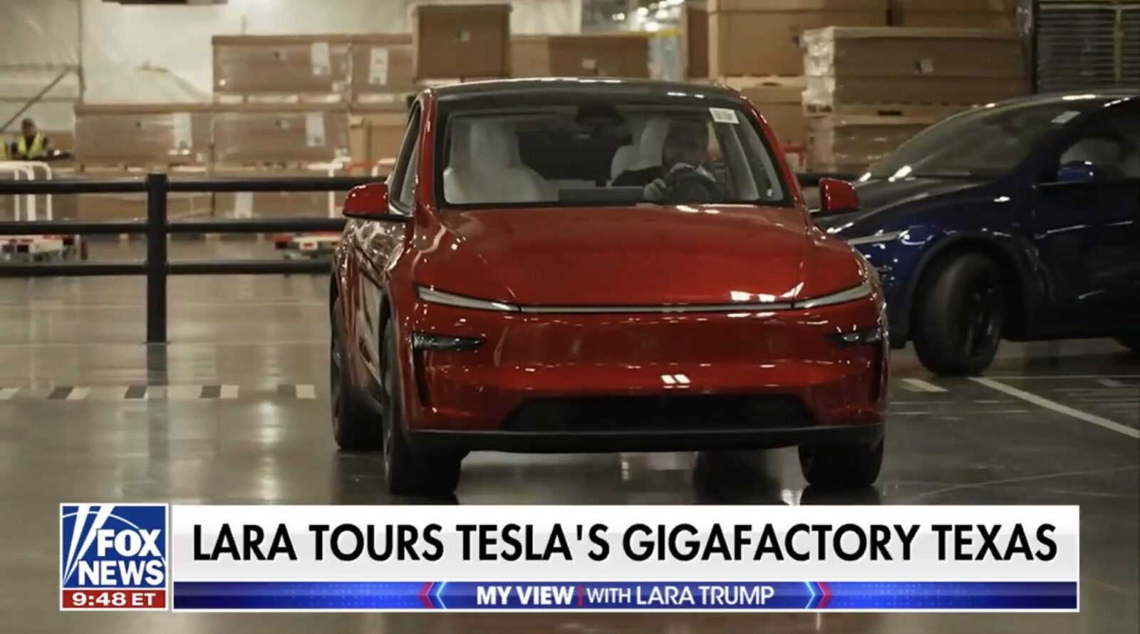 Lara Trump’s Tesla Gigafactory Tour Showcases Ev Innovation Amid Challenges