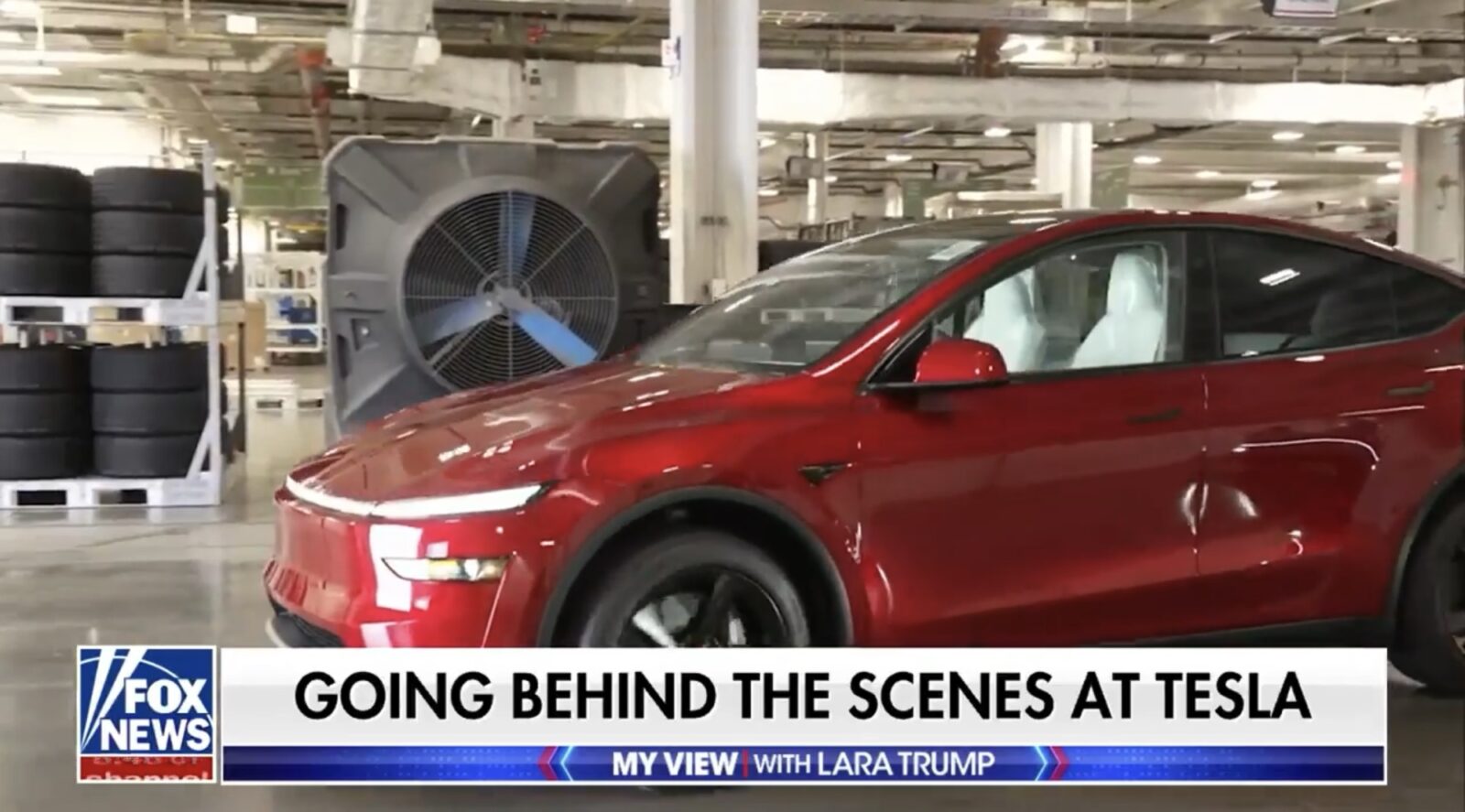 Lara Trump’s Tesla Gigafactory Tour Showcases Ev Innovation Amid Challenges