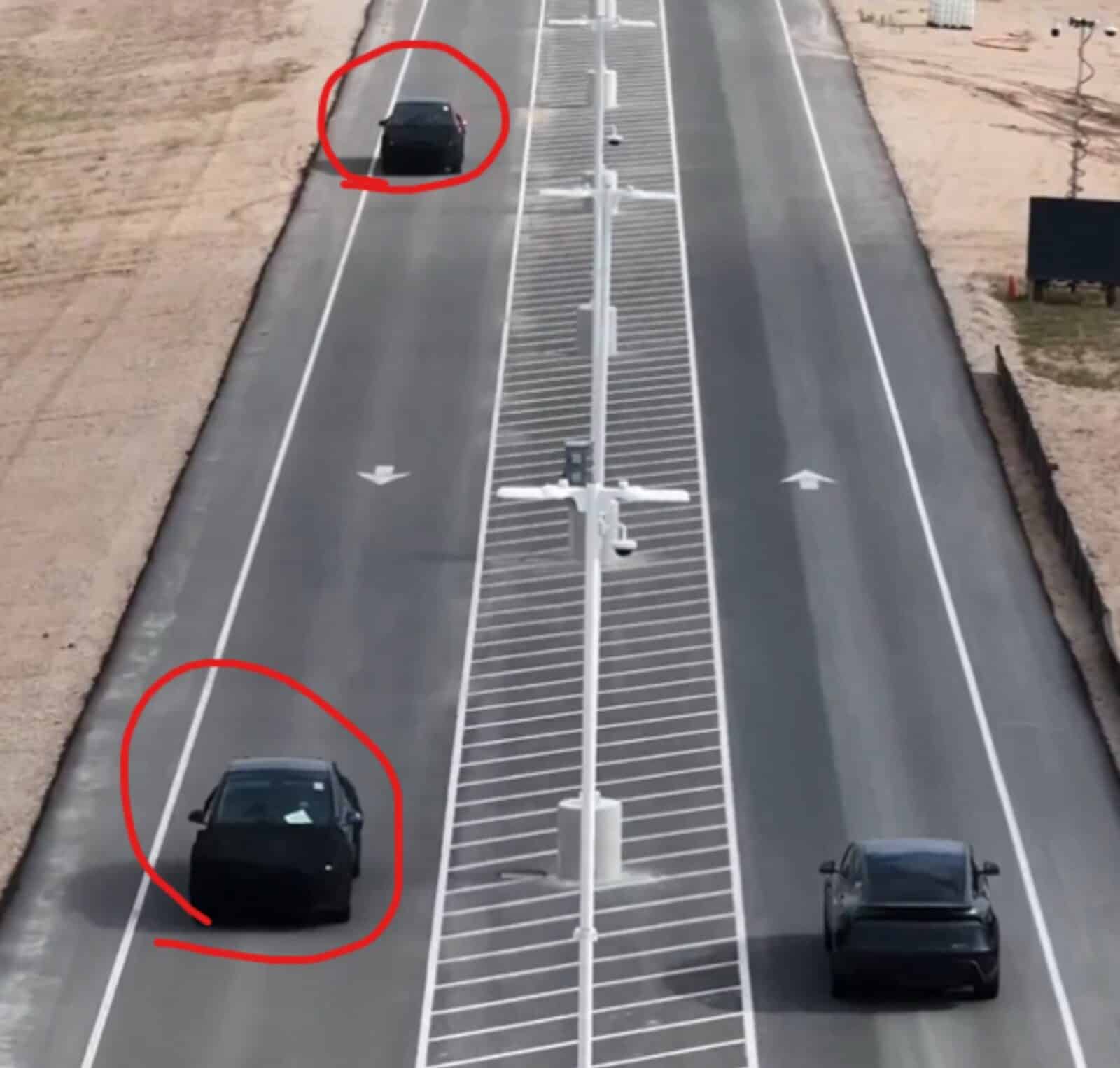 Mysterious Covered Tesla Vehicles Spotted During Drone Flyover At Giga Texas