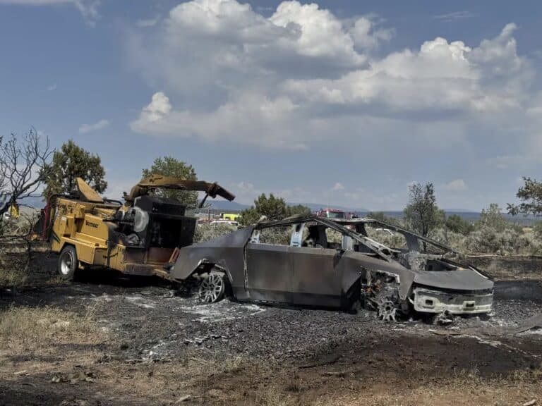Tesla Cybertruck Sparks Grass Fire In Colorado, Raising Ev Safety Concerns
