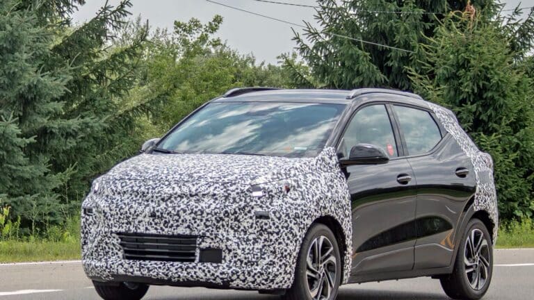 Spy Photos Reveal Redesigned Chevrolet Bolt Ev With Cost-Saving Lfp Batteries