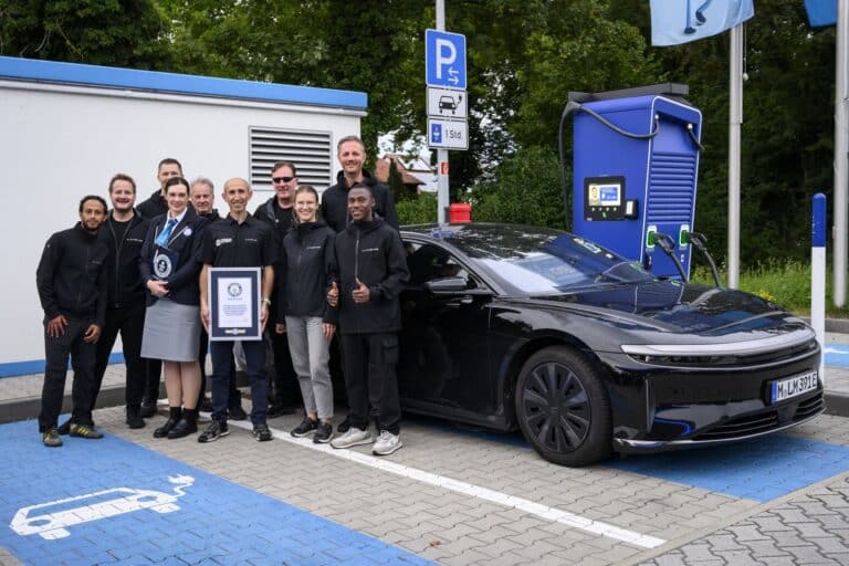 Lucid Air Grand Touring Sets New Guinness World Record For Longest Single-Charge Ev Drive