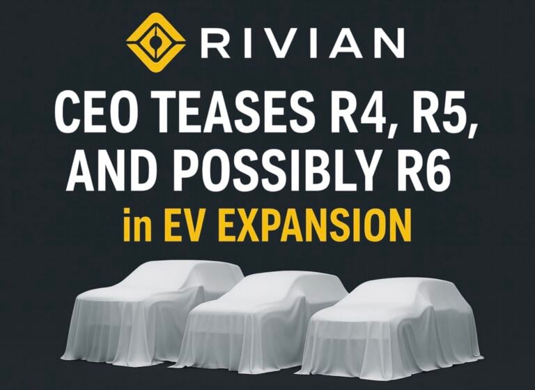 Rivian Ceo Teases R4, R5, And Possible R6 As Affordable Ev Roadmap Expands