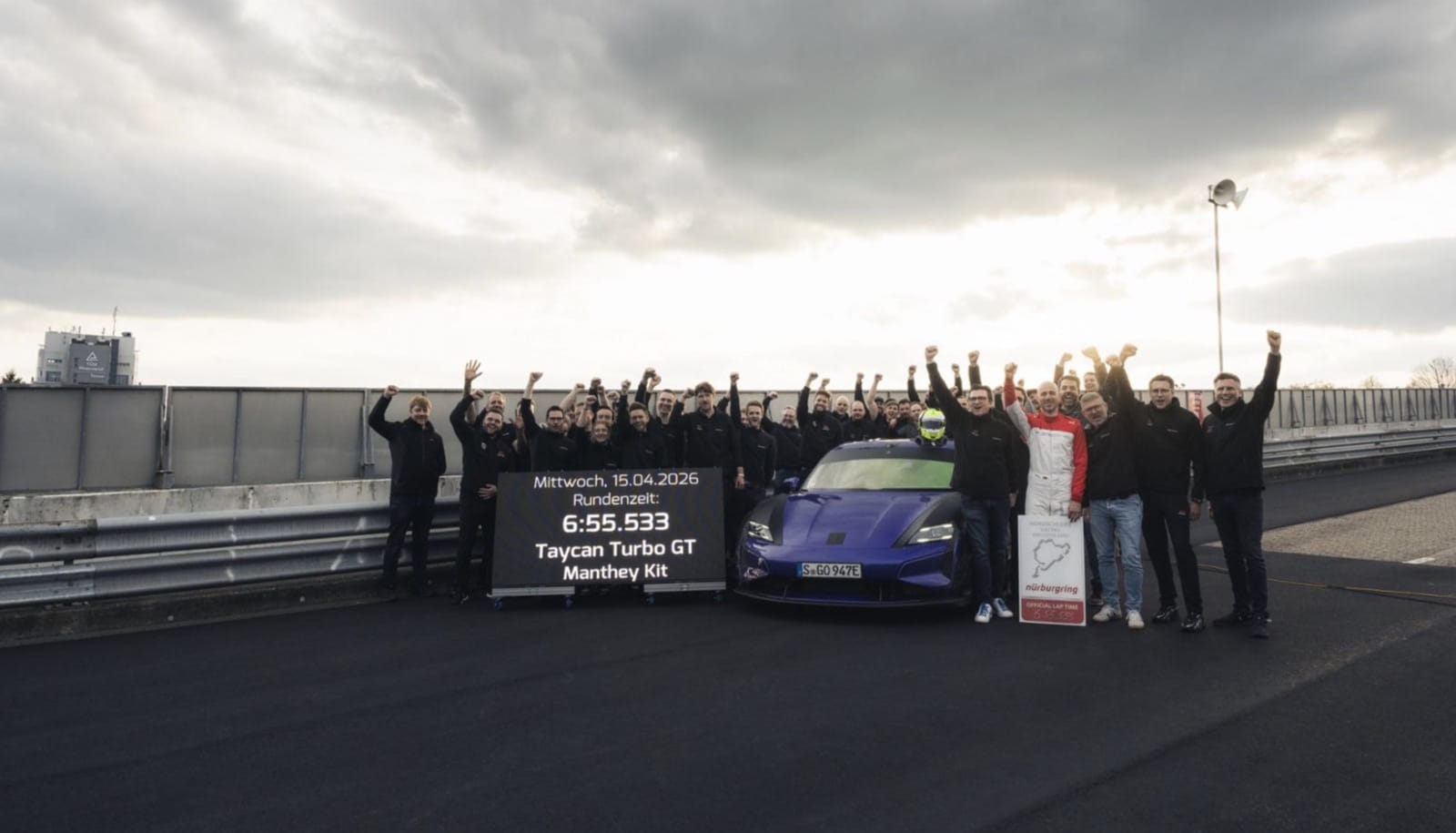 Porsche Manthey Kit Drops Taycan Turbo Gt To 6:55.553 At Nürburgring, Outruns Yangwang U9 Xtreme