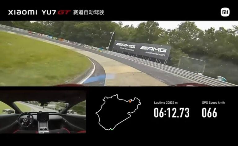 Xiaomi Yu7 Gt Laps Nürburgring With Nobody Driving, Posting First Autonomous Record